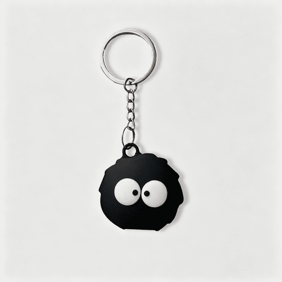 GJX for Airtag Holder Case Cute, Soft Silicone Anime Air Tag Cover with Keychain Ring, Anti-Lost Protector Airtags Case for Kids Keys Luggage Pets Dog Cat Collar Backpack