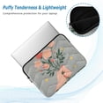 thumbnail image 2 of FORMRS 13-13.3 inch Laptop Sleeve Case Soft Carrying Quilted Computer Bag Cover, Stars Flower, 2 of 7