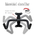 thumbnail image 4 of Soporte de pared para bicicleta con ángulo ajustable y distancia a la pared / Plegable / Bicicleta de montaña / Bicicleta de carretera / Acolchado suave, 4 of 6