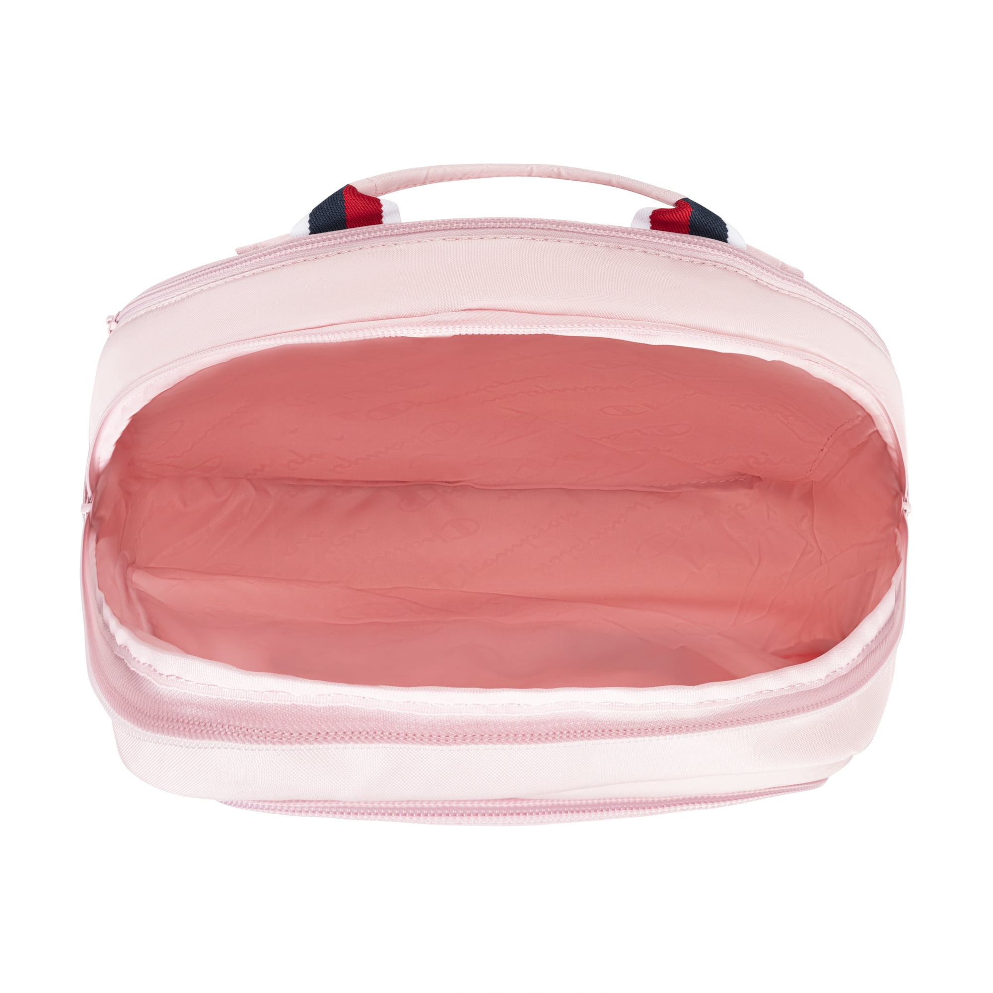 Champion Heritage Backpack, Unisex 18" Light Pink, Padded Laptop Compartment