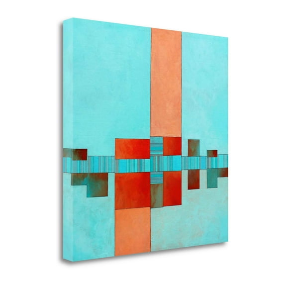 Tangletown Art, 35 x 35 "Dwelling 3 " by Deborah Batt, Gallery Wrap Canvas Art p