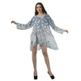 thumbnail image 4 of Moomaya Casual Dresses Women Rayon Womens Long Sleeve Mini Dress, 4 of 6