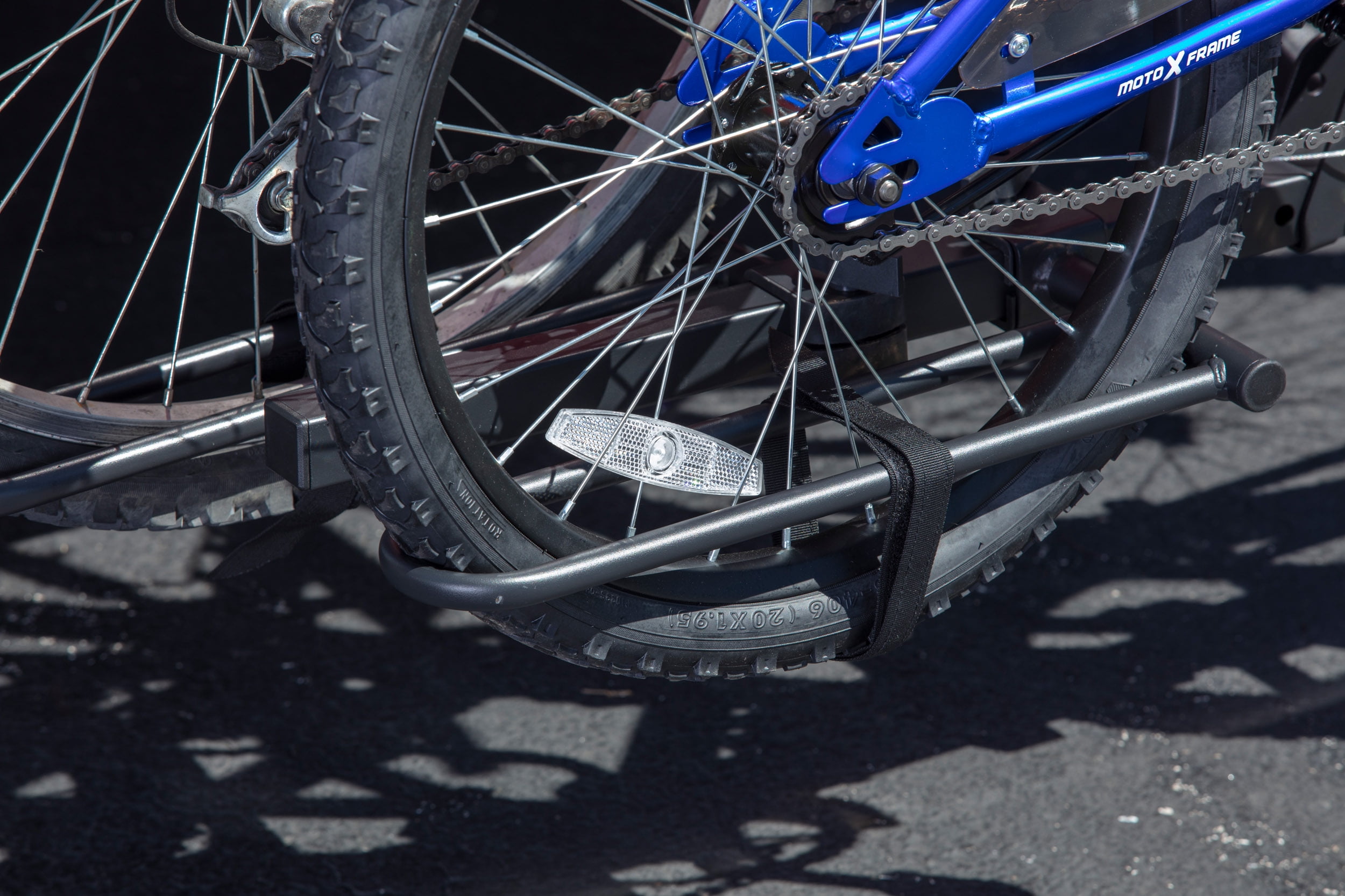 Hyper Tough 80 lbs. Capacity Foldable Hitch Mount Platform 2 Bike Car Rack 10104071 Walmart