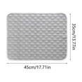 thumbnail image 3 of Cooling Pet Pad for Dogs & Cats with Non-Slide Portable Bottom, Washable Ice Mat & Breathable Design, Suitable for Crate Sofa Floor Travel, 17.7x13.8in by MPOISVA, 3 of 6