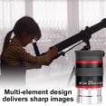thumbnail image 2 of Ocular telescopio astronómico 1.25 pulgadas 68 grados Ocular monocular gran angular con protector de goma, 20 mm Scienceny  OD000327-04B, 2 of 7