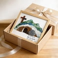 thumbnail image 5 of YingYouFu Easter Sea Glass Empty Tomb Resurrection Wall Art Religious Easter Decor Handmade Glass Art for Home Living Room Office Shelf Table Display, 5 of 6