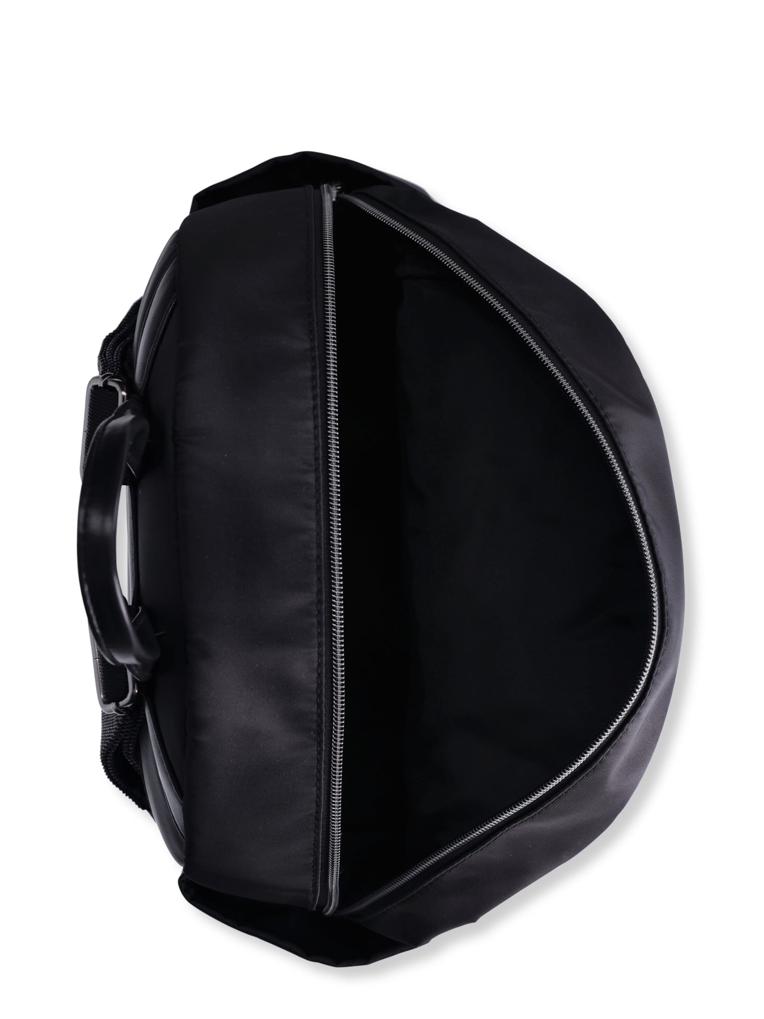 Time and Tru Women's Skyler Nylon 14" Backpack, Black