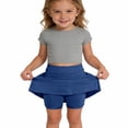 thumbnail image 2 of RMGVDSD Girl's Golf Skirt Girls Athletic Skort With Pocket High Waisted Tennis Golf Skorts With Shorts Stretch Tennis Skirts For Girl 8-9 Years, 2 of 6