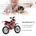 thumbnail image 4 of Motorcycle Model Toy, Diecast Alloy Motorcycle Toy Metal Portable  For Christmas Red,Green,Blue, 4 of 8