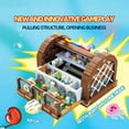 thumbnail image 3 of Spongebob Cartoon Krusty Krab Restaurant Building Blocks Creative Canteen Scenes Model Bricks Desktop Ornaments Toy For Kid Gift, 3 of 5