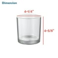 thumbnail image 2 of Aspen Creative 25706-4, Votive Candle Holder, Home Decor, 4-1/4" D x 4-5/8" H, Set of 4, 2 of 9