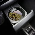 thumbnail image 4 of Elephants LookIng Daisy Flowers Field Car For Drinks, 6Pcs Absorbent Stone Drink Cup Holder, Cartoon Animals PerFect For Car Accessories, 4 of 6