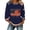 Navy, variant on Kaondbfi 250th Anniversary USA T Shirts for Women Fashion American Flag Patriotic Pullover Tops Womens Casual Loose Shackets