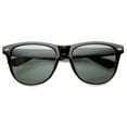 thumbnail image 2 of zeroUV - Large Retro Classic Glass Lens Casual Horn Rimmed Sunglasses - 54mm, 2 of 5