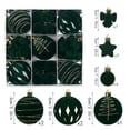 thumbnail image 3 of 35 Pcs Christmas Ornaments Set, Shatterproof Christmas Balls with Gold Glitter, Star and Bow Hanging Baubles, Reusable Xmas Tree Decorations for Home Indoor Party Holiday Decor, 3 of 6