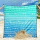 thumbnail image 3 of Manta de playa WIWIGO impermeable a prueba de arena de 200 x 240 cm para 2-8, 3 of 6