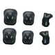 thumbnail image 5 of Almohadillas para las manos, coderas y rodilleras para ciclismo al aire libre, equipo de protección práctico. Negro, 5 of 9