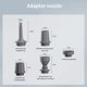 thumbnail image 5 of Outdoor Multi-Purpose Inflatable Pump Camping Light Inflatable Pump with 5 Nozzles for Hiking, 5 of 5