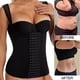 thumbnail image 3 of Fajas moldeadoras de cinturo para mujer, corsé bajo el busto, chaleco de poliéster, Control de barriga, moldeador de cuerpo, faja de soporte para Negro M, 3 of 7