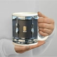 thumbnail image 6 of GQDIN 2026 Funny Black Vintage Drum Mug, Drummer Coffee Mug, Cool Gifts For A Drummer Musician - Novelty Coffee Cup For Drumming Enthusiasts, Unique Gift Idea For Musicians & Friends, 6 of 9