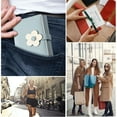 thumbnail image 6 of Cute Wallet Green Slim Wallet Tri-Fold Wallet PU Leather Purse Small Wallet for Women Ladies Teens Girls, Blue, 6 of 6