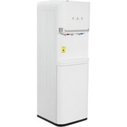 DNYSYSJ Top Loading Water Dispenser, Top Load Hot & Cold & Warm Water Dispenser, 3 Temperature Settings - Cold Water, Hot Water, Room Temperature Water, Water Coolers (White)