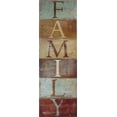 thumbnail image 2 of Pinto, Patricia 11x24 White Modern Wood Framed Museum Art Print Titled - Family, 2 of 4