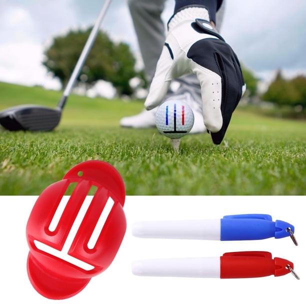 Marcador de línea de golf Pelota de golf Liner Marcadores Pluma Dibujo Alineación Marcas Golf Entrenamiento Herramientas Regalo Barbie Nuevos Originales