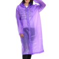 thumbnail image 1 of Hmwy-adulte Eva Imperméable Imperméable Réutilisable Veste de Pluie à Capuche Poncho, 1 of 2