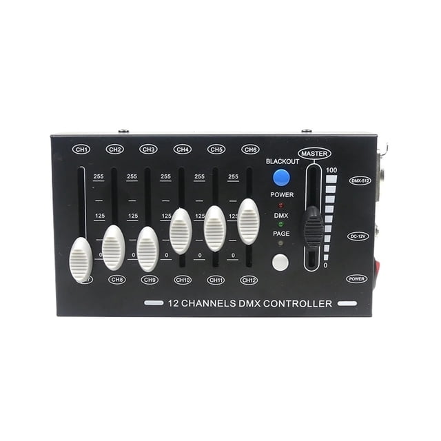 12 channels Controller DJ Controller Mini Console For Stage Light Effect Home Entertainment KTV Party Lights ,Reduced Noise