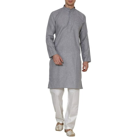 

Royal Mens Linen Cotton Kurta Pyjama Set