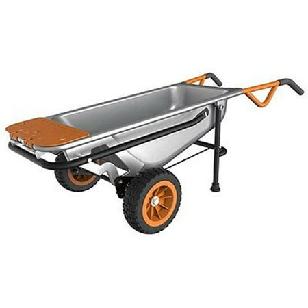 Worx Aerocart Multifunction 2 Wheeled Yard Cart Dolly And Wheelbarrow With Flat Free Tires Wg050 Worx Aerocart Multifunction 2 Wheeled Yard Cart Dolly And Wheelbarrow With Flat Free Tires Wg050