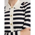 thumbnail image 5 of Free Assembly Women’s and Women's Plus Cozy Yarn Collared Cardigan Sweater with Long Sleeves, Lightweight, Sizes XS-4X, 5 of 5