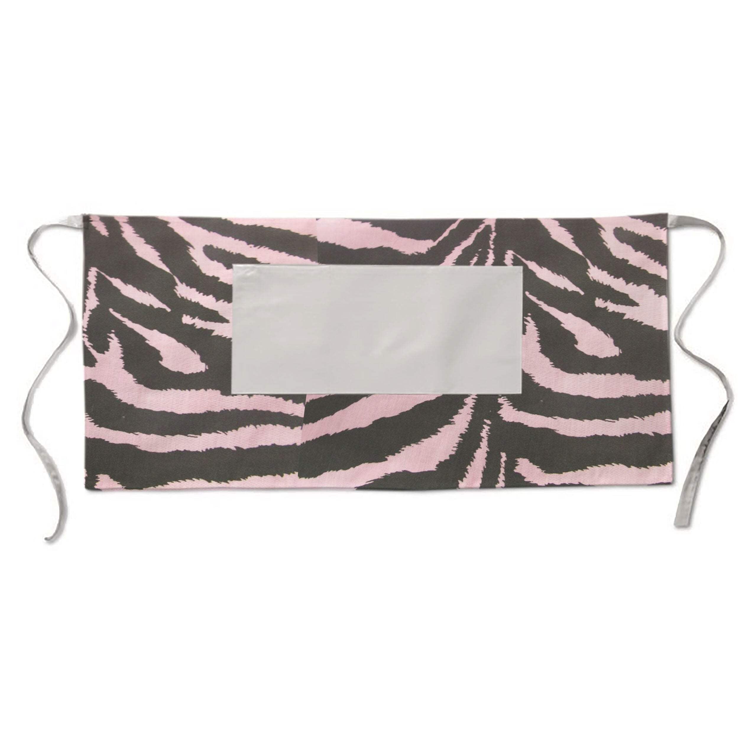 Cotton Apron - Zebra Print - Kitchen BBQ Restaurant Cooking Painters Artists - Full Apron or Waist Apron