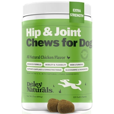 Deley Naturals Hip and Joint Chews for Dogs - Joint Supplements for Dogs