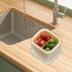 thumbnail image 1 of Organizador para refrigerador Perfecl contenedor de almacenamiento para congelador escurridor almacenamiento de verduras Amarillo 12,5 cm x 11,5 cm x 9 cm, 1 of 8