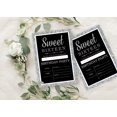 thumbnail image 4 of Darling Souvenir Black Birthday Invitation Card Printable Elegant Fill or Write In Blank Party Invites 28 Pcs 5 x 7 Inches, 4 of 5