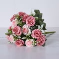 thumbnail image 4 of 30CM Artificial Simulation Floral Pick,Realistic Handcrafted Fake Bouquet,Bright Color Long Lasting Decor,No Watering Maintenance Free,Elegant Ornament For Home Wedding Party Office Shop Garden, 4 of 6