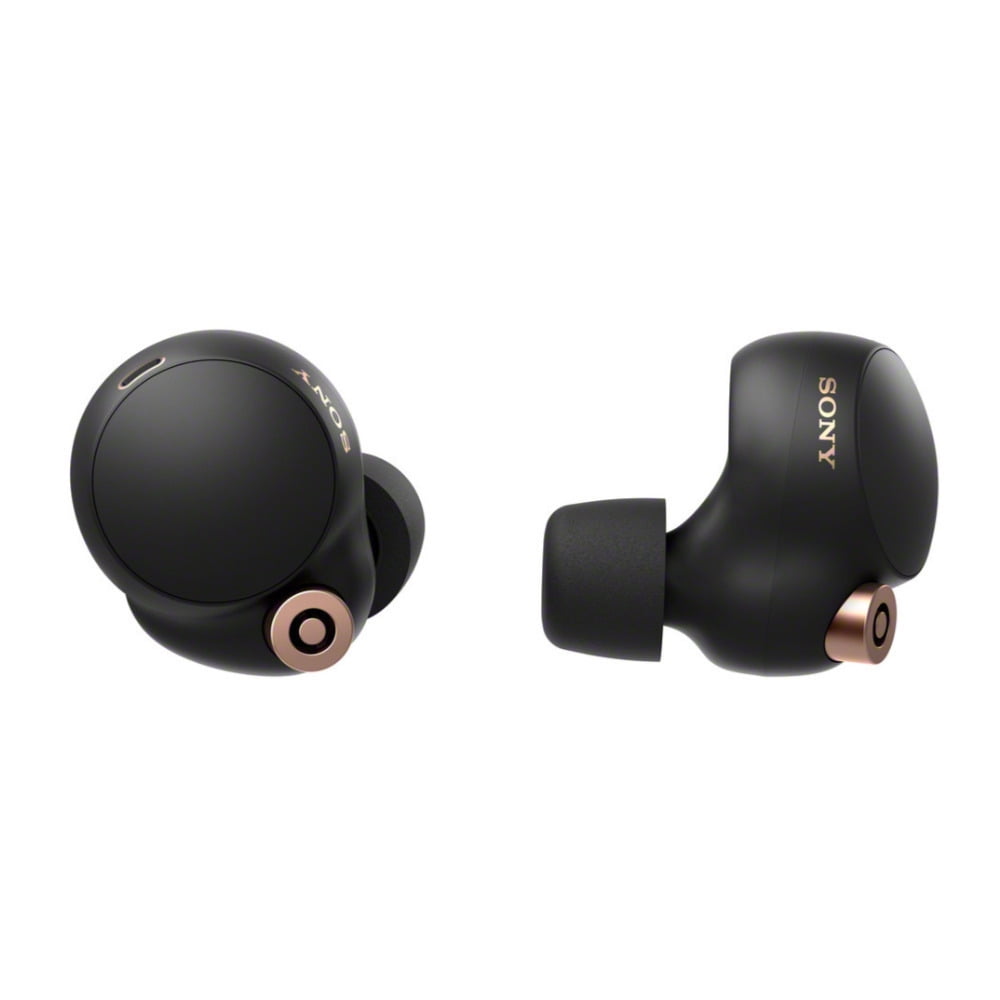 オーディオ機器 ヘッドフォン Sony WF-1000XM4 True Wireless Noise Canceling In-Ear Headphones (Black) w/  Case