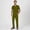 Army Green, variant on HAJWOH Blue Scrubs Sets for Men Stretchy Nurse Uniform Short Sleeve V Neck Scrub Top & Jogger Pants Solid Color Scrubs Sets with Multi Pockets Blue M