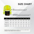 thumbnail image 6 of TCCFCCT High Visibility Shirts for Men Women Class 3 Hi Vis Long Sleeve Shirts for Men Construction, Reflective Safety Work Shirts with Black Bottom, Dirt-resistant, Durable, Meet ANSI,CX- Yellow L, 6 of 6