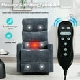 thumbnail image 2 of Resenkos Massage Recliner Chair with Heat Function and 8 Vibration Modes - Blue, 2 of 6
