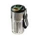 thumbnail image 1 of Taza de café de acero inoxidable 316 con indicador de temperatura | Taza de viaje térmica antigoteo de 450 ml | Vaso portátil con asa de cuerda para beber directamente | Mantiene las bebidas, 1 of 1