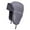 Gray, variant on ZQUUVOU Winter Hats Trapper Trooper Hat With Ear Flaps Russian Ushanka Hats Men Women Waterproof Windproof Khaki