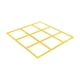 thumbnail image 3 of Juego de lanzar y lanzar TAC Toe grande, juego de ingenio, clásico, grande, 1,13 m x 1,13 m, para césped amarillo B, 3 of 8