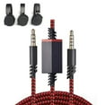 thumbnail image 6 of Yucurem Replacement Headset Cable Inline Mute Cord for Astro A10/a30/a40/a40tr/a50(red), 6 of 10