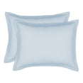 thumbnail image 4 of Vue Elements Lark Solid 3 piece 100% Cotton Duvet set - King - Light Blue, 4 of 5