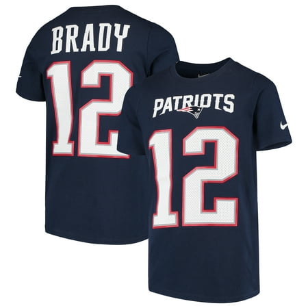 Tom Brady New England Patriots Nike Youth Player Pride 3.0 Name & Number T-Shirt - (Tom Brady Best Qb In Nfl)