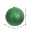 thumbnail image 2 of Vickerman 4" Emerald Candy Ball Ornament, 6 per Bag, 2 of 6