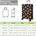 thumbnail image 4 of Pioneer Flower Floral Print Pattern Luggage Cover,Stretch Travel Baggage Protector with Top & Side Openings, Tear Resistant Gift Ideas for Students Professionals,XL(29-32in), 4 of 7